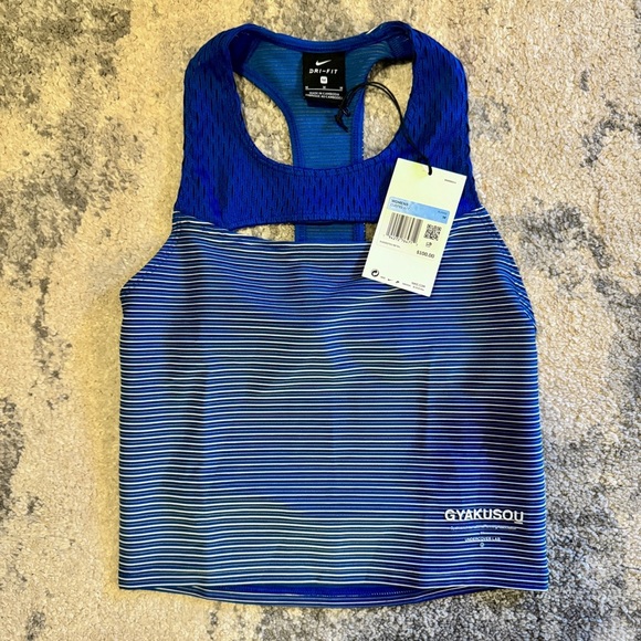 Women’s Blue Nike x Undercover Gyakusou Running Workout Top - Picture 8 of 11